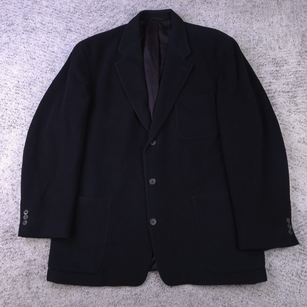 VTG J Crew Oarsman Sport Coat Size 44R Jacket Blazer Wool Cashmere Made In USA